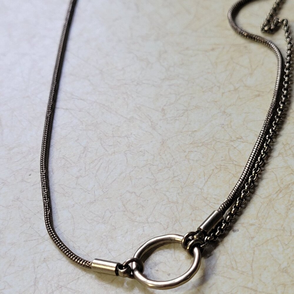 Silpada KR brass necklace